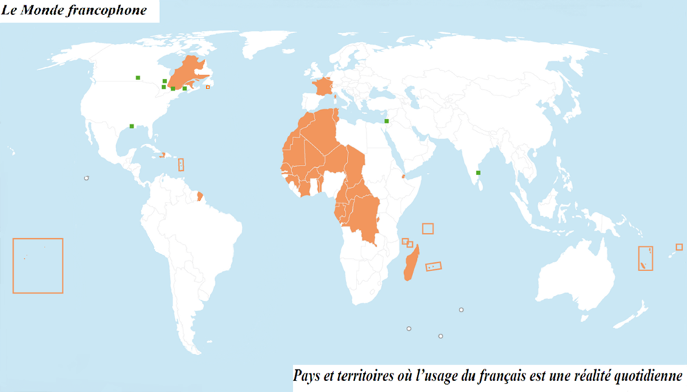 Définition de la francophonie du monde francophone